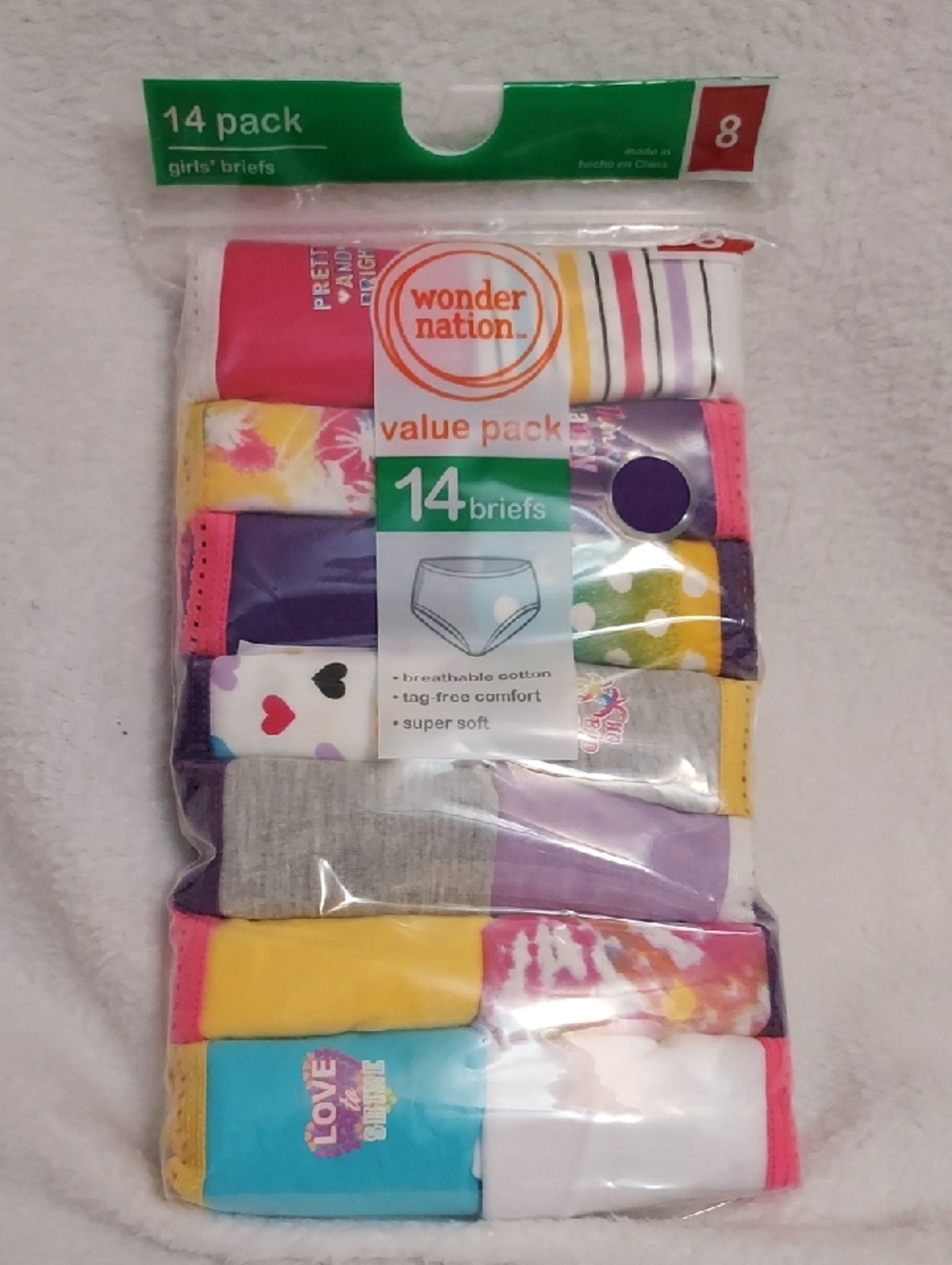 Wonder Nation Girls Briefs